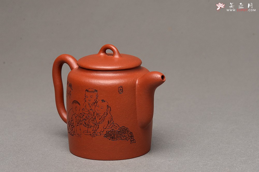 紫砂壶图片：张云熙精品之作 富有逸趣 值得雅藏 汲真壶 - 美壶网