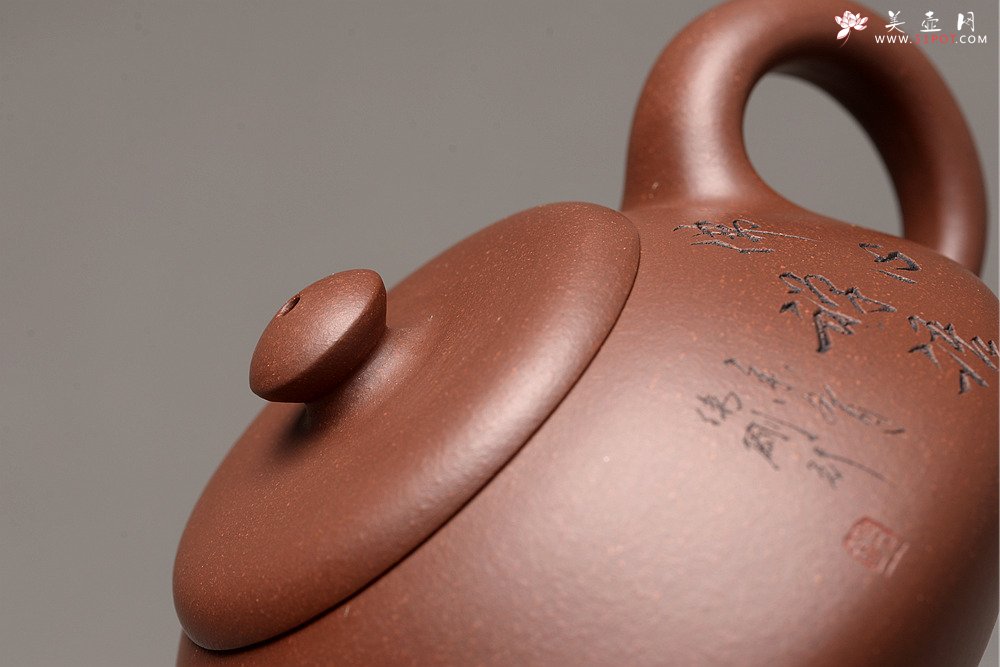 紫砂壶图片：钱伟刚新品 灵巧喜人 实用佳品 禅语 - 美壶网