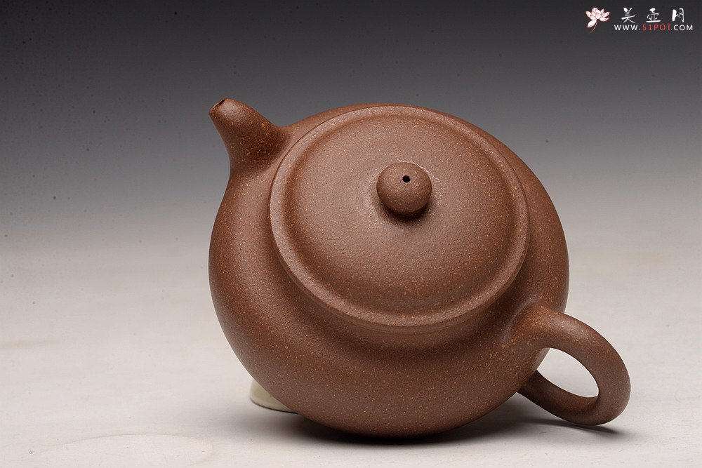 紫砂壶图片：张悦全手作品 优质老段泥 传统经典 全手仿古 - 美壶网