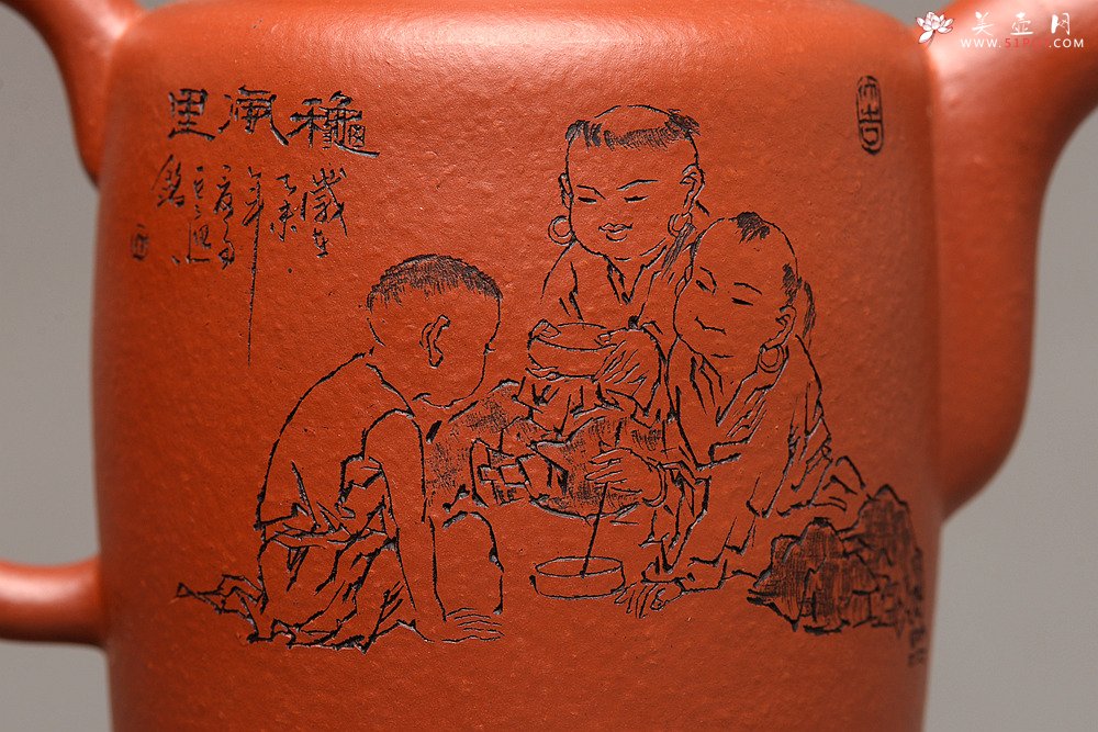 紫砂壶图片：张云熙精品之作 富有逸趣 值得雅藏 汲真壶 - 美壶网