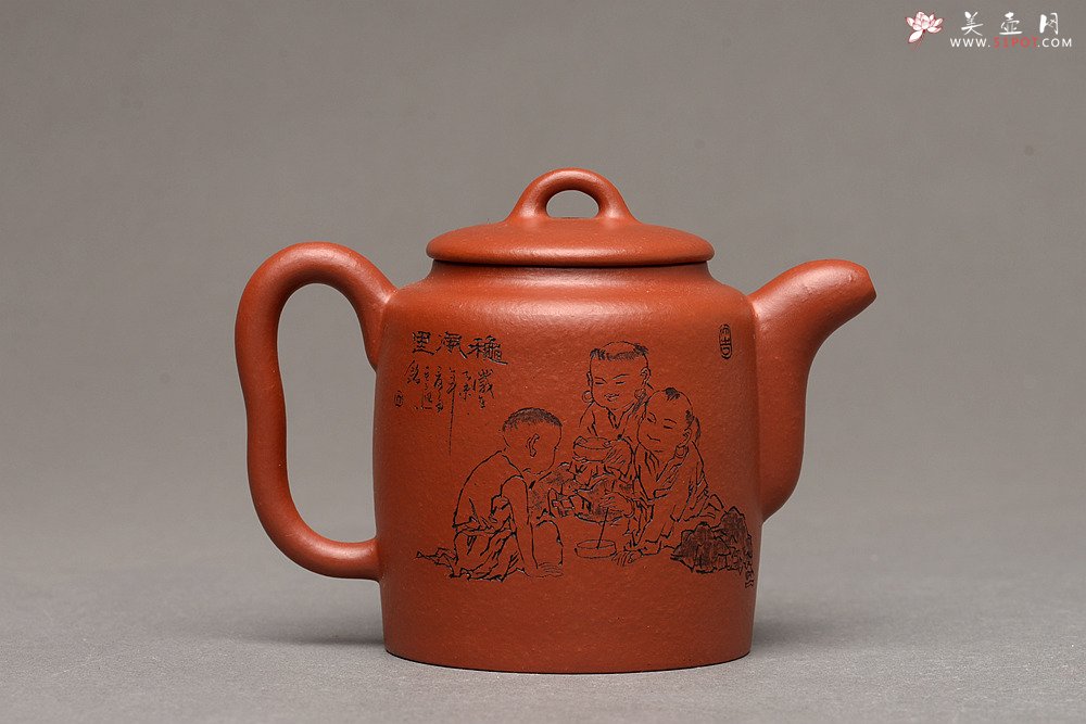 紫砂壶图片：张云熙精品之作 富有逸趣 值得雅藏 汲真壶 - 美壶网