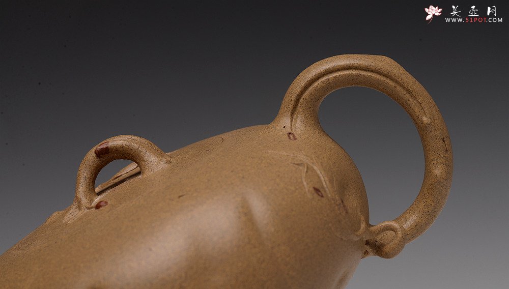 紫砂壶图片：高雪琴新作 优质老段泥 贴叶灵动 大口实用 全手春趣 - 美壶网