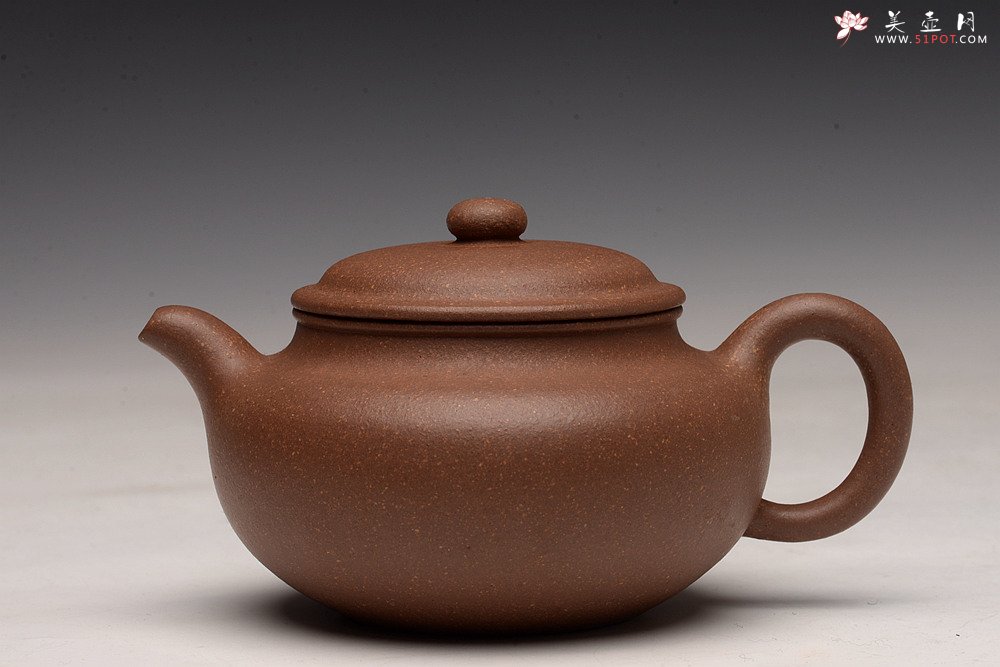 紫砂壶图片：张悦全手作品 优质老段泥 传统经典 全手仿古 - 美壶网