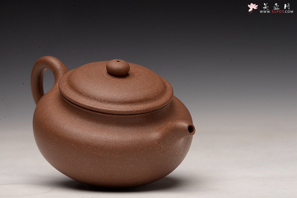 紫砂壶图片：张悦全手作品 优质老段泥 传统经典 全手仿古 - 美壶网