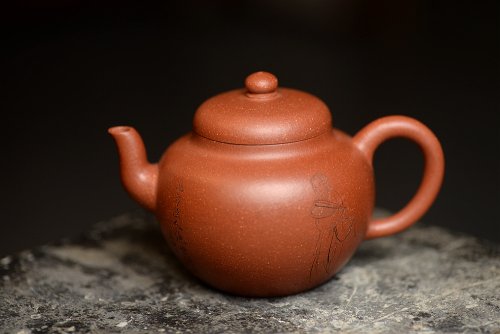 钱伟刚紫砂壶 亭亭玉立 素心静气 弯嘴莲子 原矿降坡泥