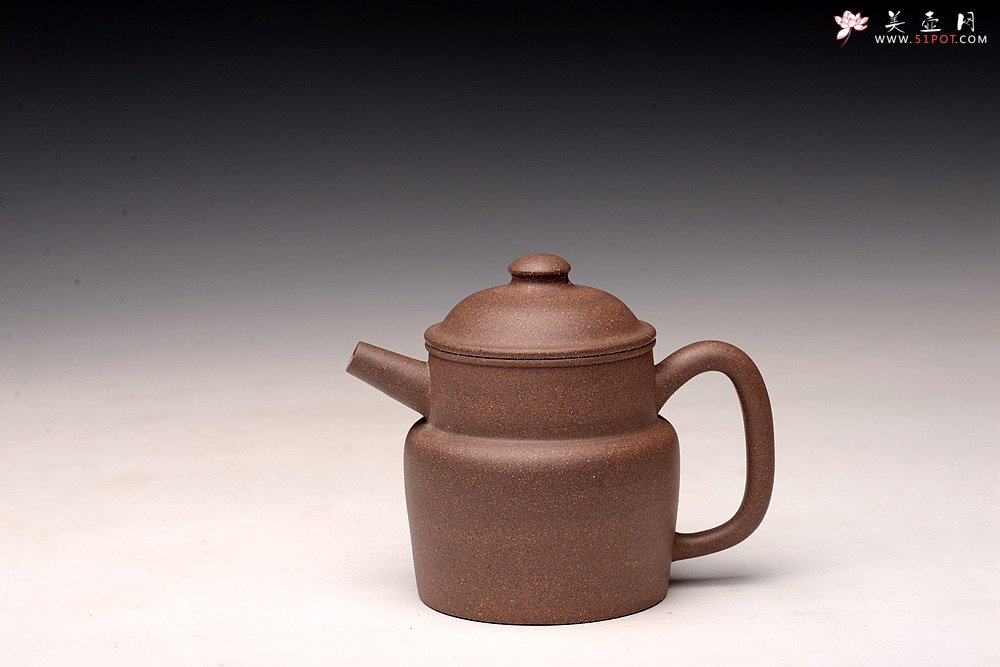 紫砂壶图片：淞庐全手新作 端庄沉稳 文气 高执 - 美壶网