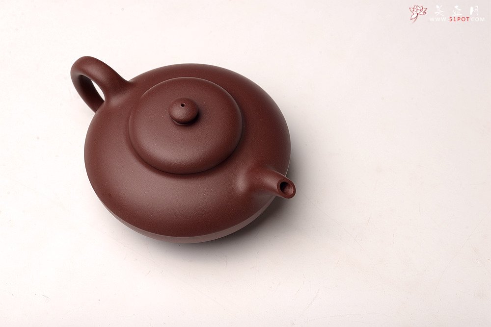 紫砂壶图片：俞欣荣乙未年初冬作品 器形古朴老味足 清式合欢 实用佳器 - 美壶网