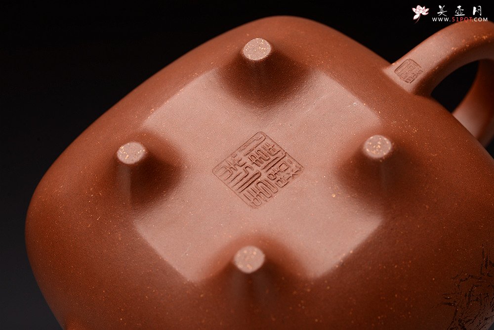 紫砂壶图片：储俊伟乙未年冬精品工力作 雄厚雄劲 高瞻远瞩 全手金砂传炉 赵辉先生文气装饰 - 美壶网