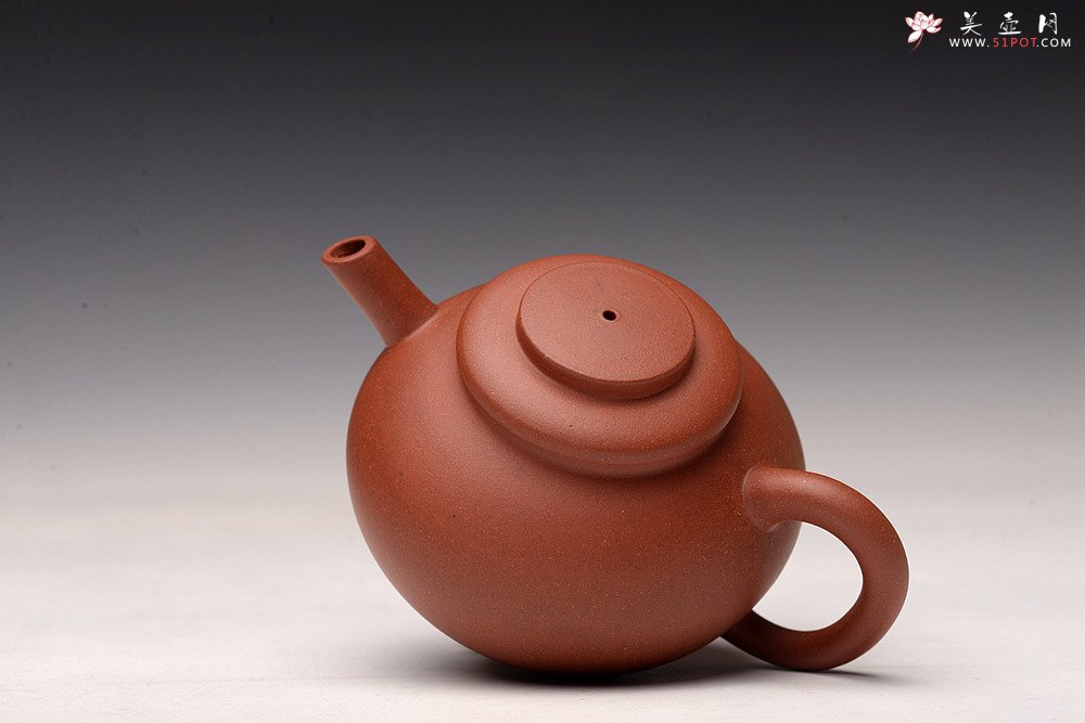 紫砂壶图片：美壶特惠  颇具特色 茶人最爱 古拙巨轮珠 独孔 不锈钢滤网 - 美壶网