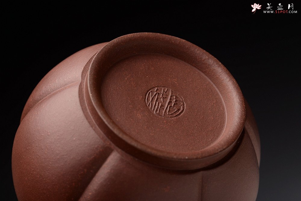 紫砂壶图片：周斌丙申春全手新作 别具韵味筋纹 高俊耐品~  丕饮 仅一只 - 美壶网