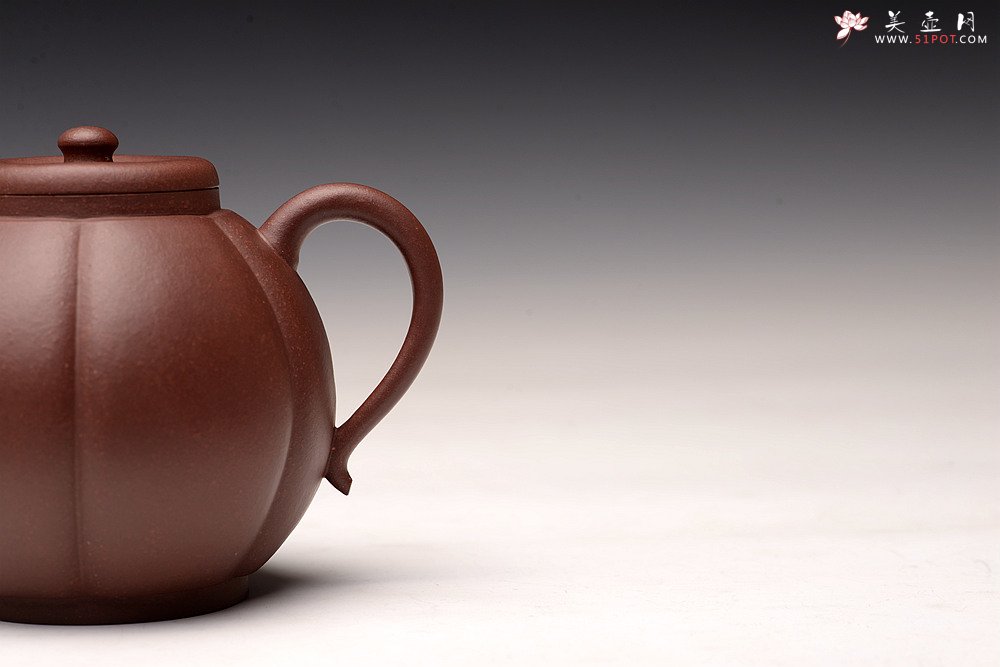 紫砂壶图片：周斌丙申春全手新作 别具韵味筋纹 高俊耐品~  丕饮 仅一只 - 美壶网