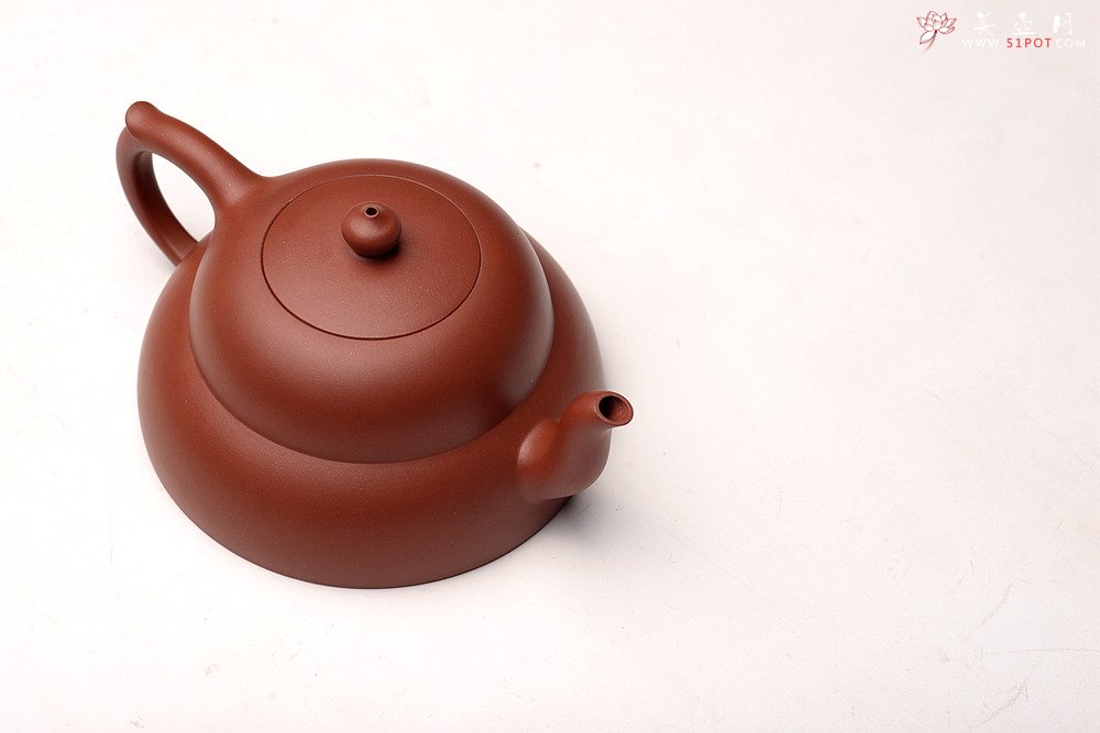 紫砂壶图片：曲峰丙申春 简朴端庄 曼生壶之笠荫 经典传统 做工精致 - 美壶网