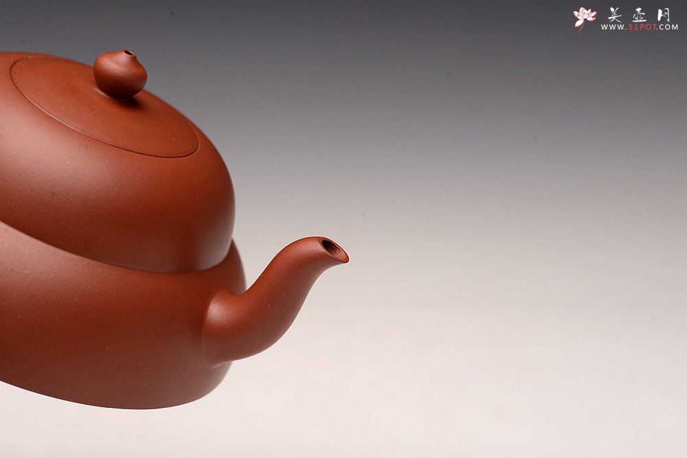 紫砂壶图片：曲峰丙申春 简朴端庄 曼生壶之笠荫 经典传统 做工精致 - 美壶网
