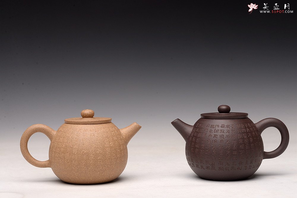 紫砂壶图片：鸿渝山房新品 美壶特惠  心经小巨轮  拙朴之风 杀茶利器 茶人最爱 - 美壶网