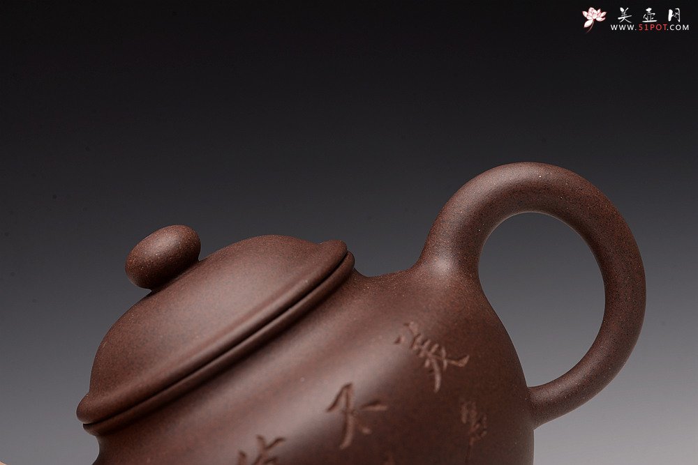 紫砂壶图片：鸿渝山房摹古之留佩莲子 文气可人 美壶特惠 - 美壶网