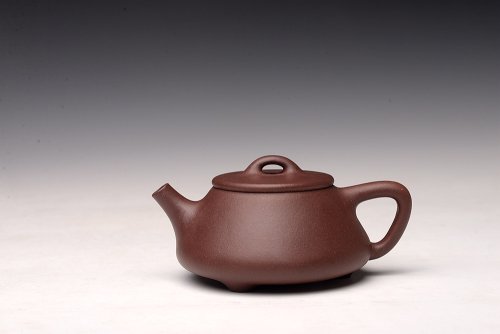 周斌紫砂壶 周斌经典作品 稳重大方 优质拼紫 全手平盖石瓢 原矿紫泥