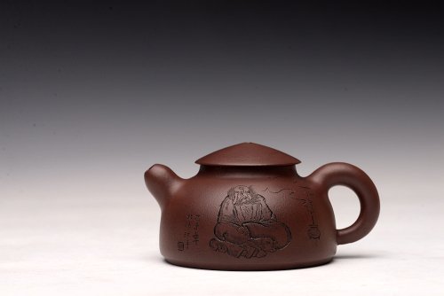 朱牧清紫砂壶 品饮之乐 造型可人~ 悟道小壶 原矿紫泥