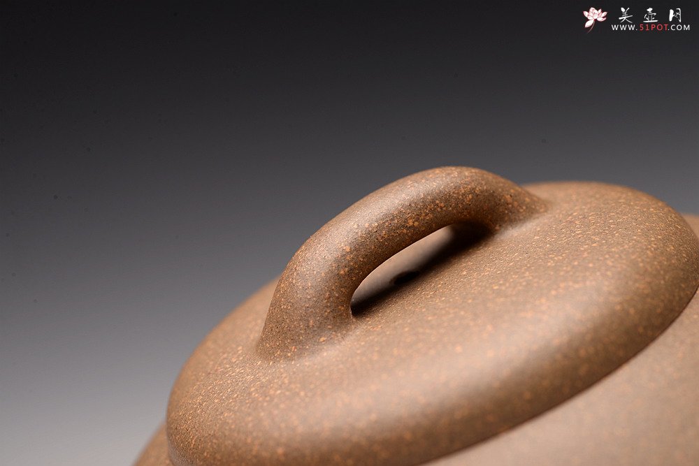 紫砂壶图片：大口扁腹 超级实用 美壶特惠 段泥飞泉 - 美壶网