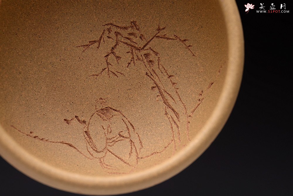 紫砂壶图片：朱牧清 隐士段泥杯 颇具玩味~ - 美壶网