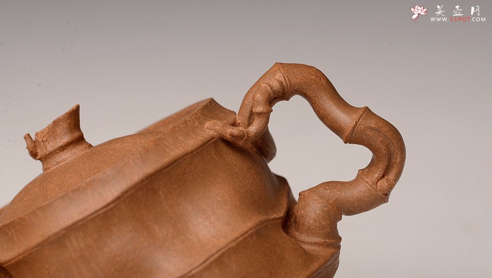 紫砂壶图片：林秀明丙申春 全手精品 文雅十足 原创作品 闻竹套组 耐品玩味~杯50cc - 美壶网