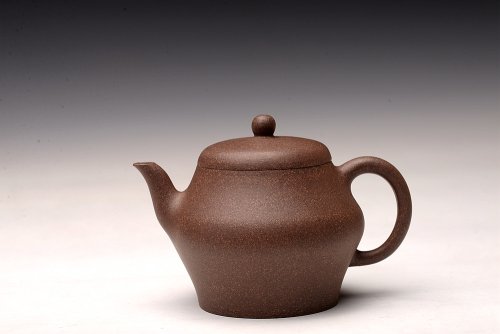 周斌紫砂壶 周斌丙申夏新作 上下刹凹 挺拔秀气 小品高虚扁 油润老青灰 青灰泥