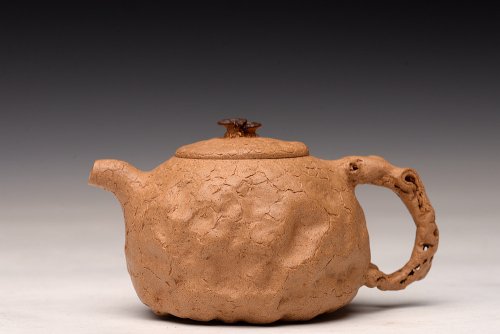 谢多莲紫砂壶 谢多莲丙申初夏 肌理自然生动  全手小龚春 古朴之味 原矿段泥