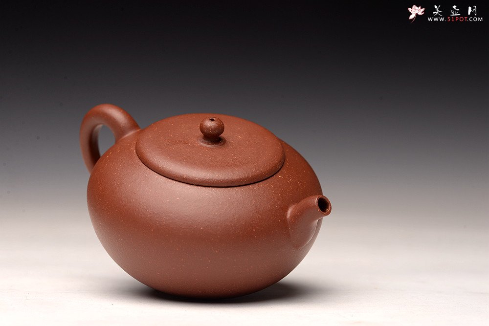 紫砂壶图片：美壶特惠 钱浩丙申全手新作 颇具玩味~ 大口平底 鼓趣 - 美壶网