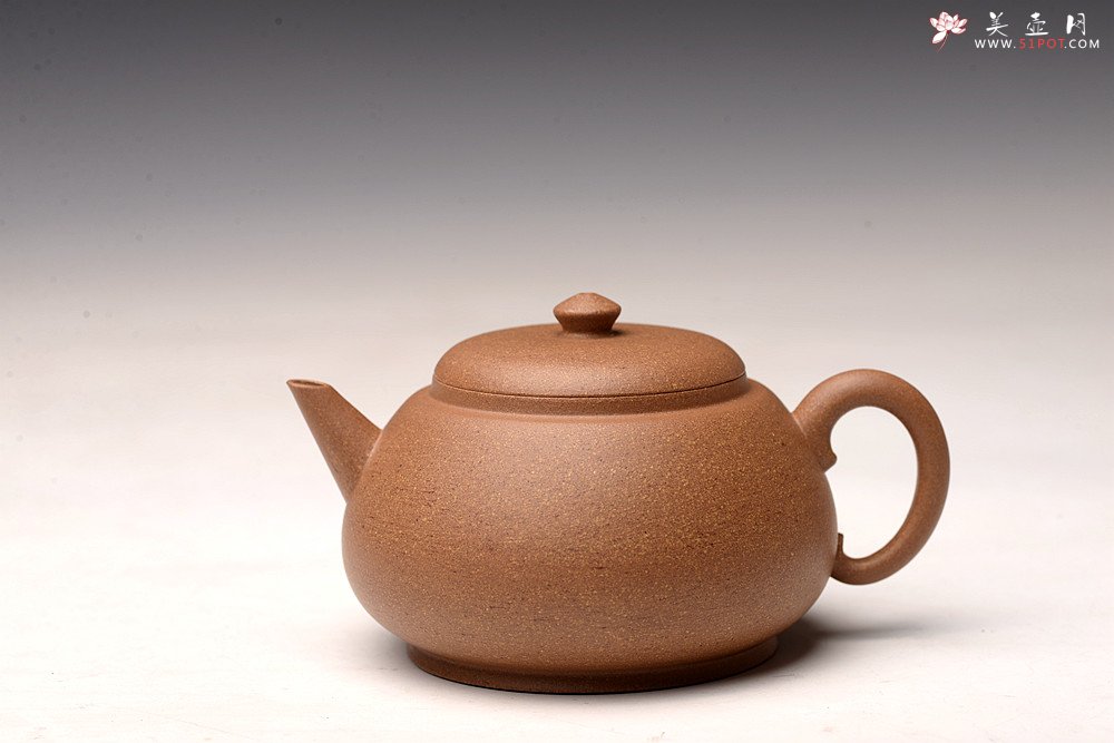 紫砂壶图片：储亚全手明式小品 优质老段泥 文气玩味 如意如意如我心意 - 美壶网