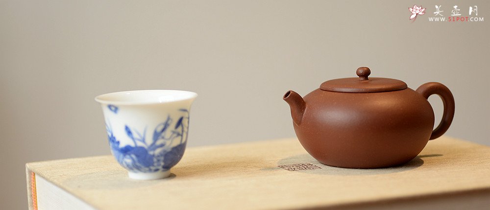 紫砂壶图片：美壶特惠 钱浩丙申全手新作 颇具玩味~ 大口平底 鼓趣 - 美壶网