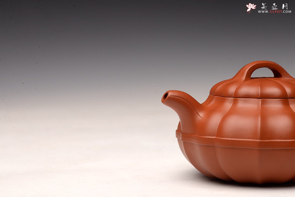 紫砂壶图片：经典作品 合菱 难得佳器 舒展有力 - 美壶网