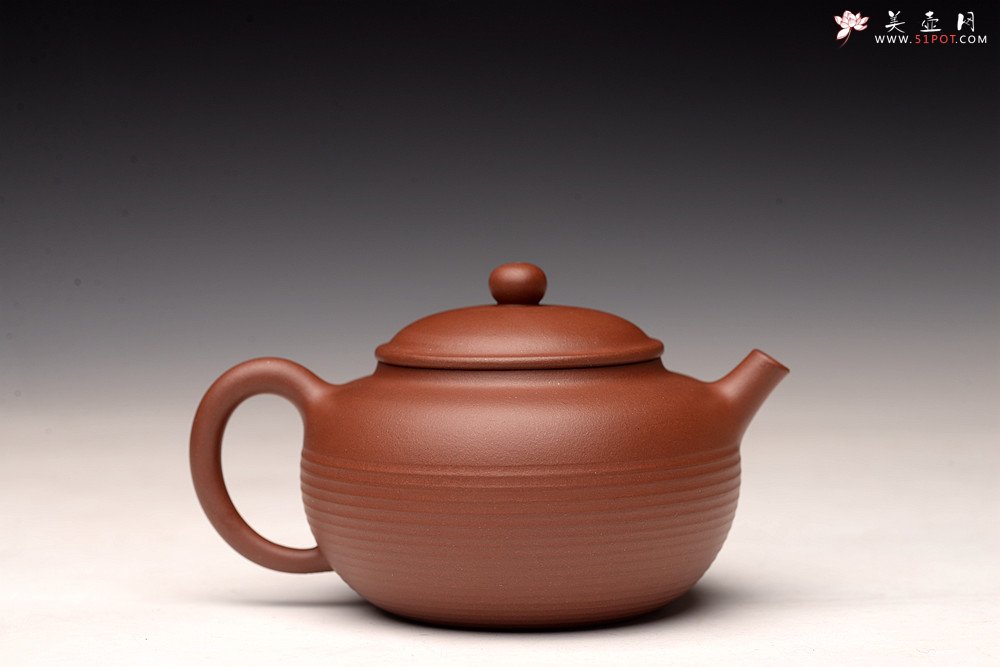 紫砂壶图片：于洪霞丙申夏全手作品 饱满圆润 率真线韵~ 做工精致 怡圆套组 - 美壶网