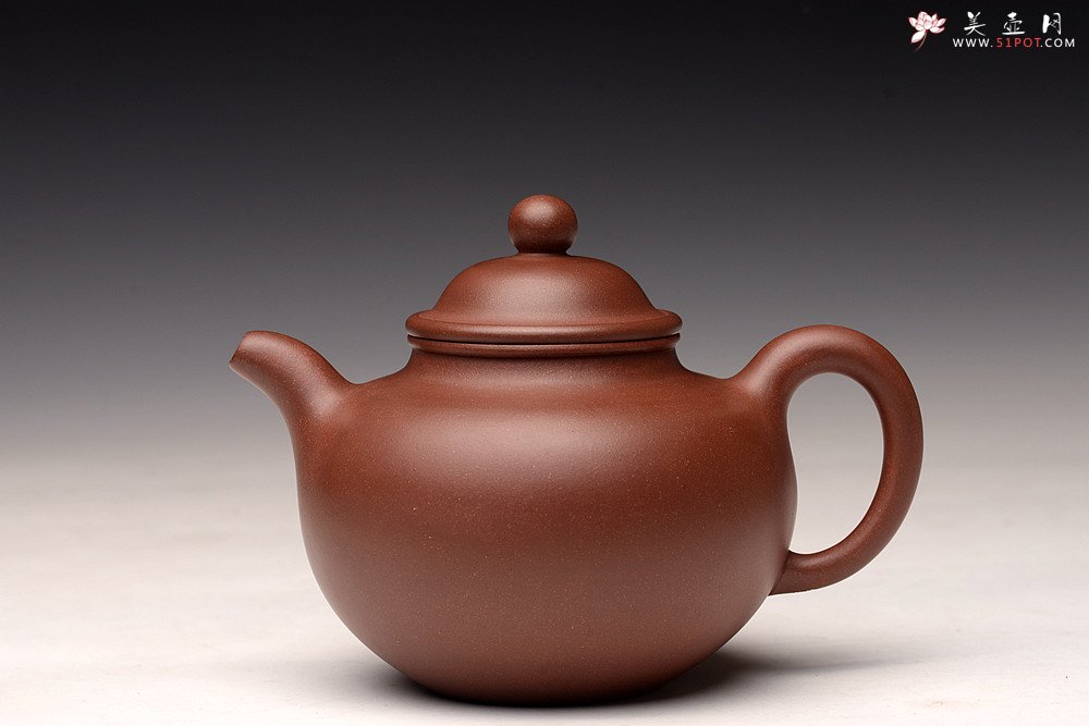 紫砂壶图片：顾小英丙申初夏 全手大亨掇球 优质老紫泥 亭亭玉立 精品佳作 - 美壶网