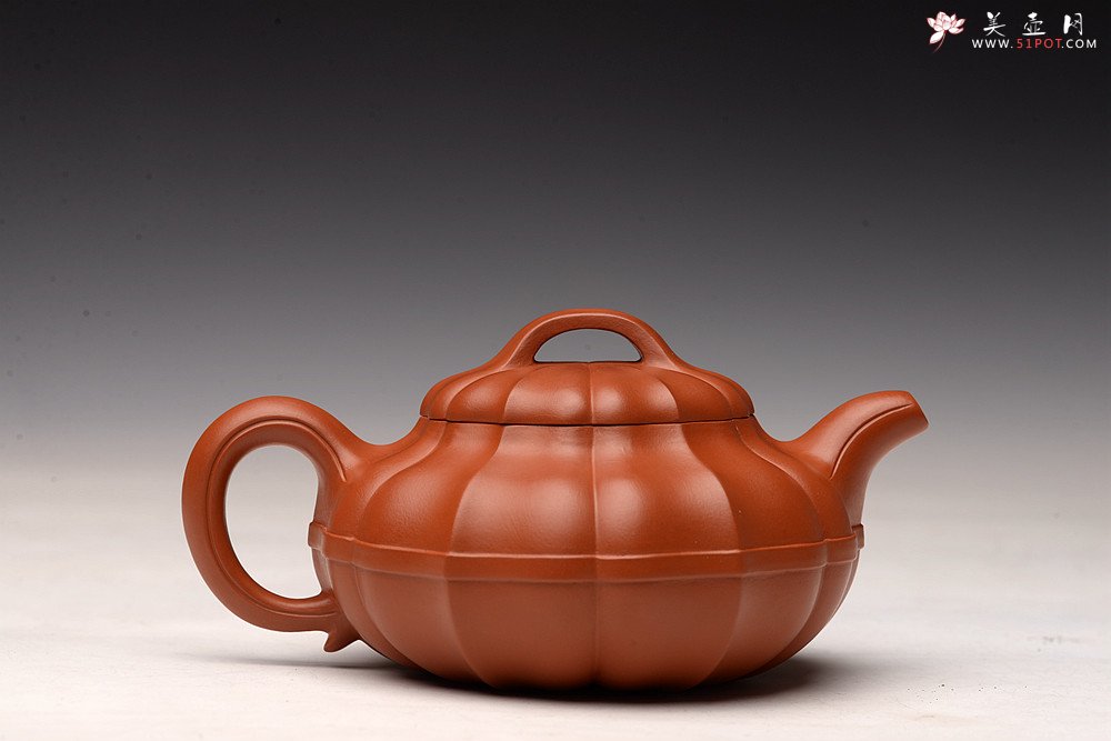 紫砂壶图片：经典作品 合菱 难得佳器 舒展有力 - 美壶网