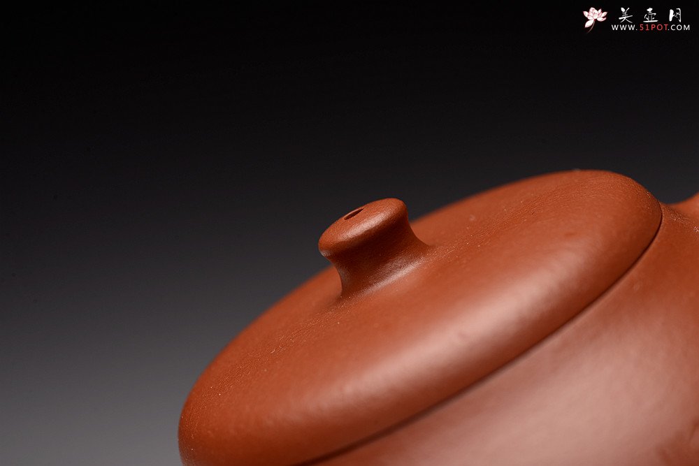 紫砂壶图片：唐文丙申夏新作 婉亭 红艳可人 游心堂主人装饰 - 美壶网