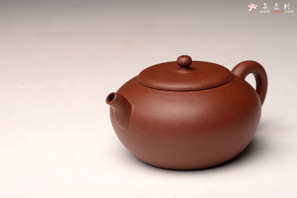 紫砂壶图片：美壶特惠 钱浩丙申全手新作 颇具玩味~ 大口平底 鼓趣 - 美壶网