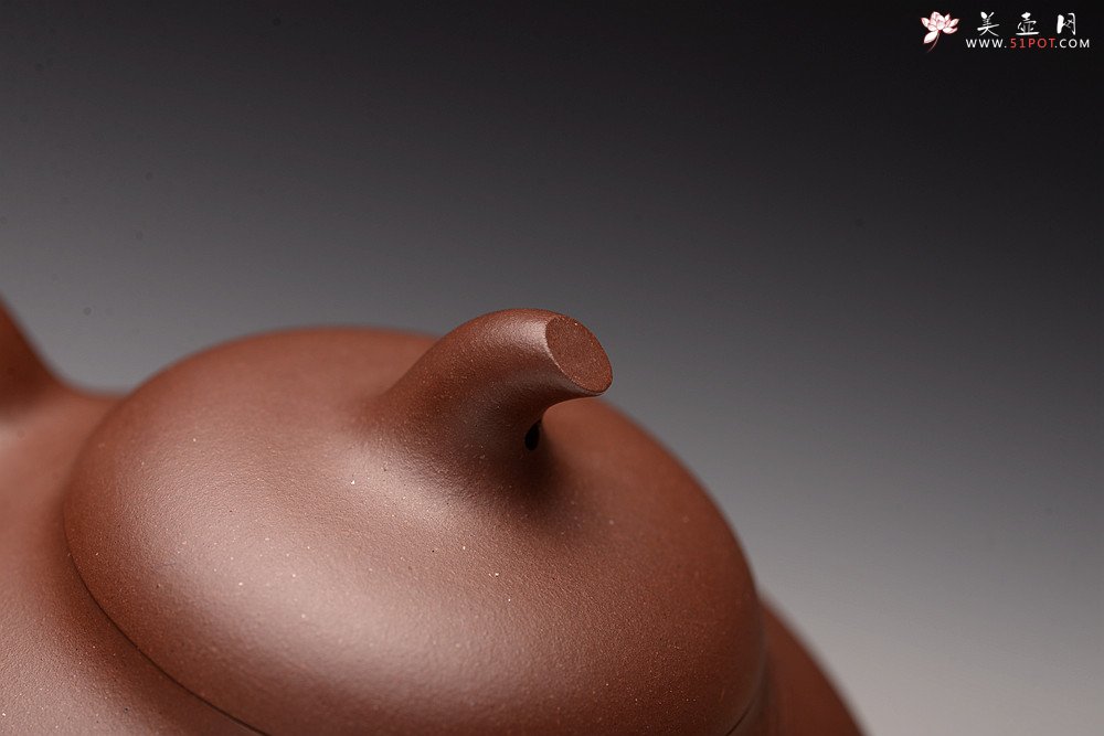 紫砂壶图片：张云熙精品之作 富有逸趣 传统器形 饱满可人 童子接福 茄瓜 - 美壶网