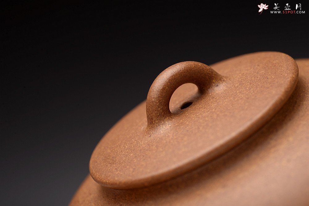 紫砂壶图片：储亚全手新作 饱满小可爱 优质老段泥  颇具玩味 年轮 - 美壶网