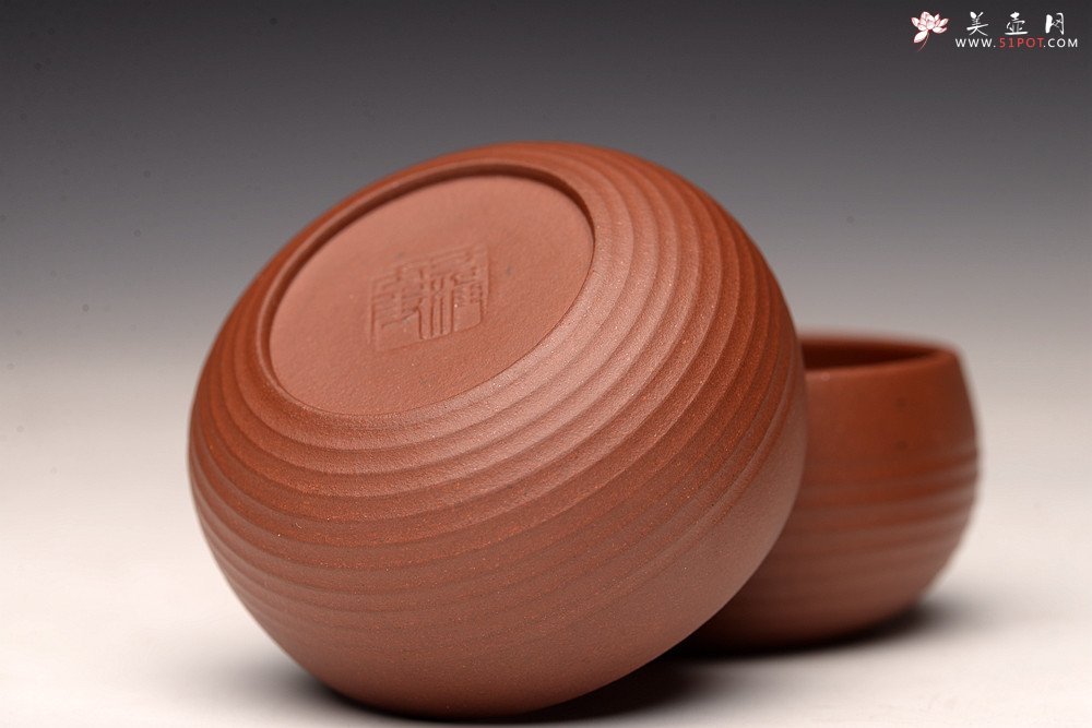 紫砂壶图片：于洪霞丙申夏全手作品 饱满圆润 率真线韵~ 做工精致 怡圆套组 - 美壶网