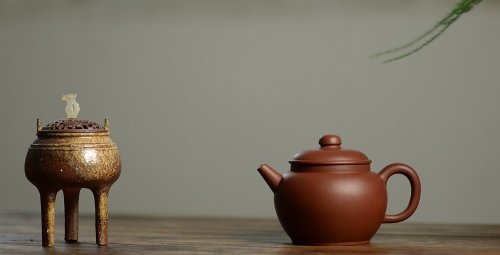 詹黎明紫砂壶 詹黎明丙申初夏全手新作 端庄敦厚 型制耐品～持泡称心　儒行 原矿底槽清