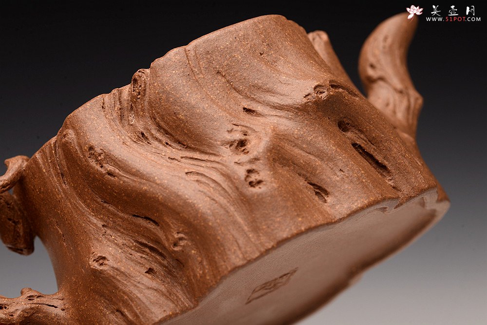 紫砂壶图片：林月长丙申夏全手原创精品 肌理丰富 紫砂新风 学院派 逸林 - 美壶网