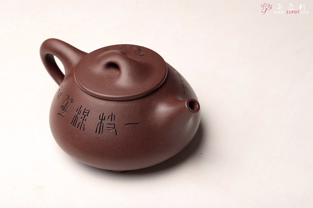 紫砂壶图片：周斌全手文气作品  型正实用  全手满瓢   - 美壶网