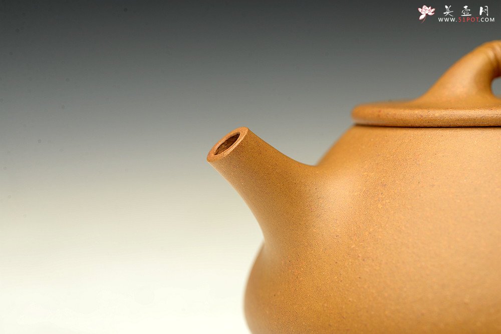 紫砂壶图片：周路健丙申夏全手新作 传统而不失新意 唐彬杰风格线瓢  - 美壶网
