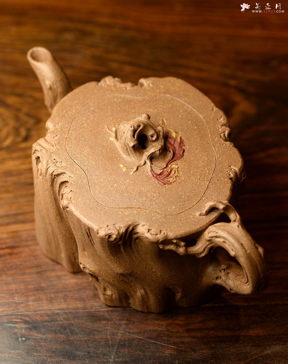 紫砂壶图片：林月长丙申夏全手原创精品 肌理丰富 紫砂新风 学院派 逸林 - 美壶网