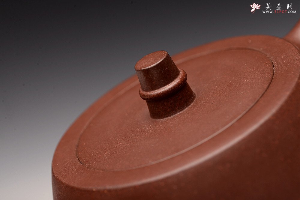 紫砂壶图片：通景山水 丰润挺拔  优质地槽青 全手大汉铎 - 美壶网