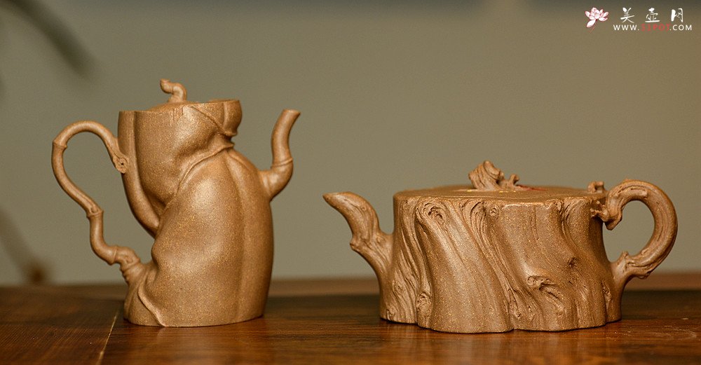 紫砂壶图片：林月长丙申夏全手原创精品 肌理丰富 紫砂新风 学院派 逸林 - 美壶网