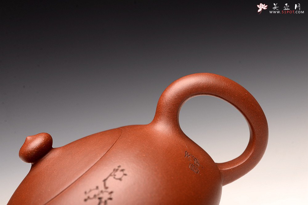 紫砂壶图片：弄梅生香 别具一格 出水如注 晗云 - 美壶网
