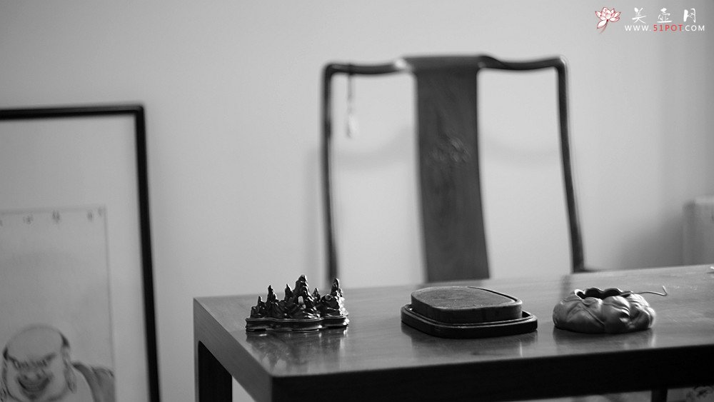 紫砂壶图片：林秀明丙申夏全手原创作品  文房雅器 龙鳞水盂 - 美壶网