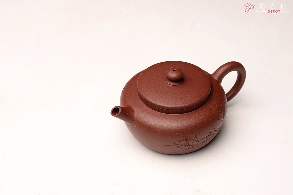 紫砂壶图片：储俊伟丙申夏 全手新作 大口实用 赵辉装饰 明针优秀 传统 平盖莲子 - 美壶网