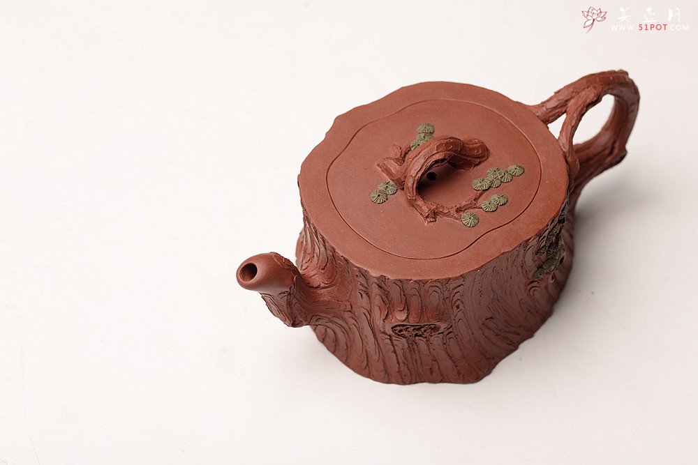 紫砂壶图片：单志萍原创精品 全手松桩 气韵长流 俊雅之风 - 美壶网