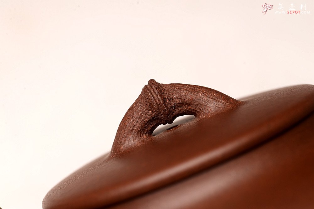 紫砂壶图片：沈秋伟丙申夏全手作品 饱满温润 气韵贯通 精品老紫泥 竹影 - 美壶网